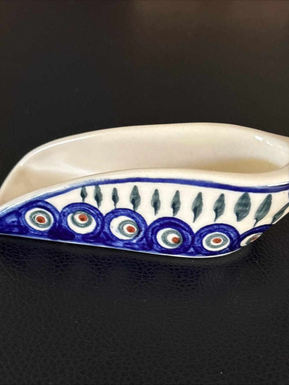 Polish Pottery Hand-Crafted Porcelain Goose Kitchen Spoon - Picture 4 of 11